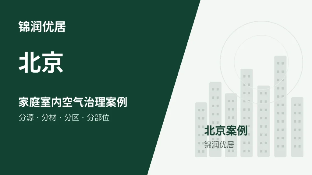 锦润优居北京家庭室内空气治理案例封面