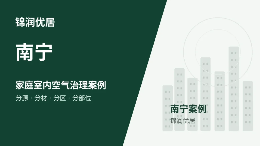 锦润优居南宁家庭室内空气治理案例封面