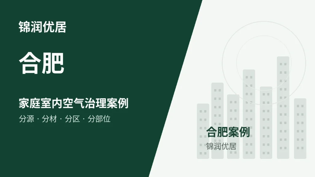 锦润优居合肥家庭室内空气治理案例封面