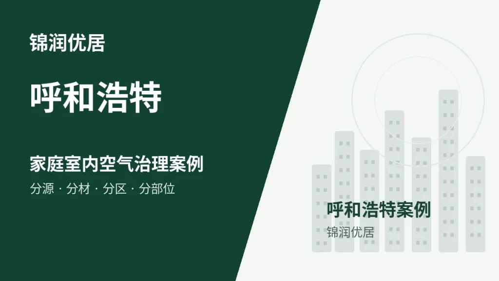 锦润优居呼和浩特家庭室内空气治理案例封面