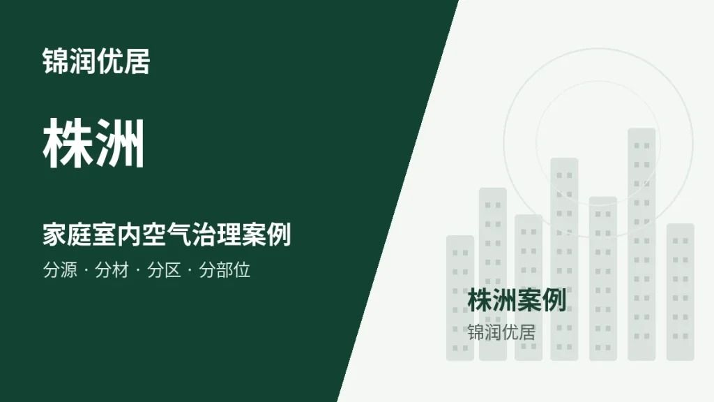 锦润优居株洲家庭室内空气治理案例封面