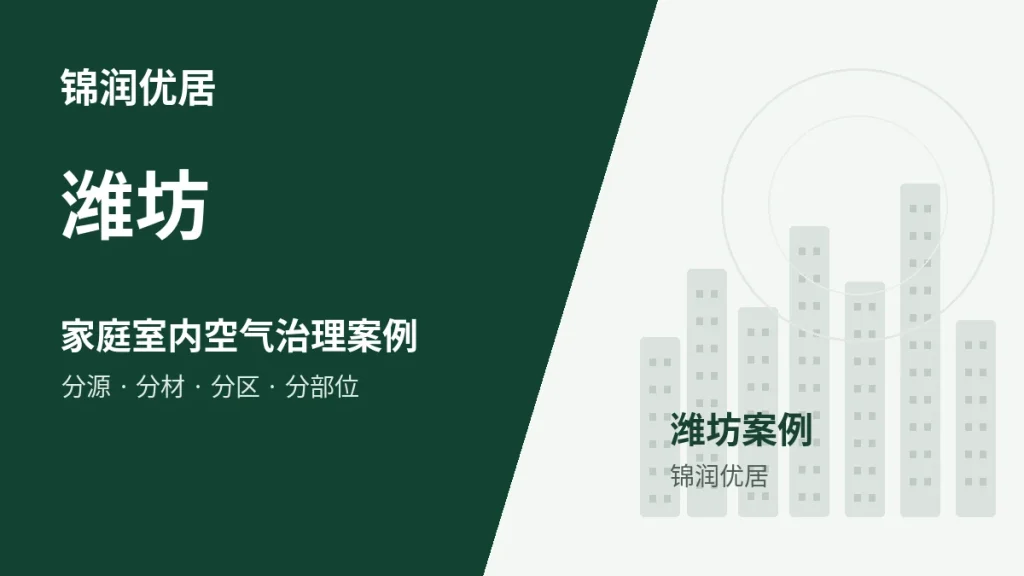锦润优居潍坊家庭室内空气治理案例封面