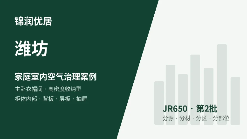 锦润优居潍坊主卧衣帽间 / 高密度收纳型案例