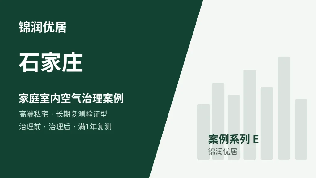 锦润优居石家庄家庭室内空气治理案例封面