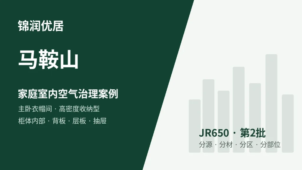 锦润优居马鞍山主卧衣帽间 / 高密度收纳型案例