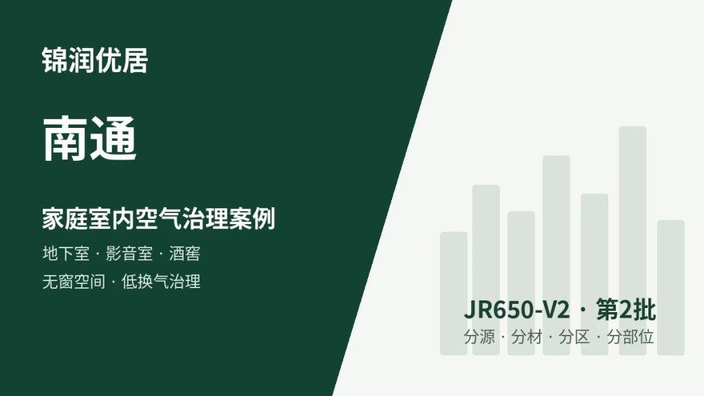 锦润优居南通家庭室内空气治理案例