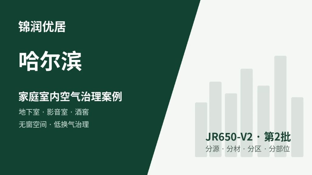 锦润优居哈尔滨家庭室内空气治理案例