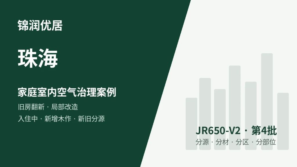 锦润优居珠海家庭室内空气治理案例