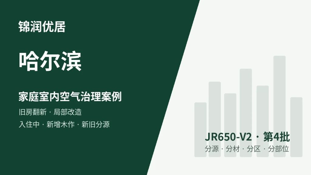 锦润优居哈尔滨家庭室内空气治理案例