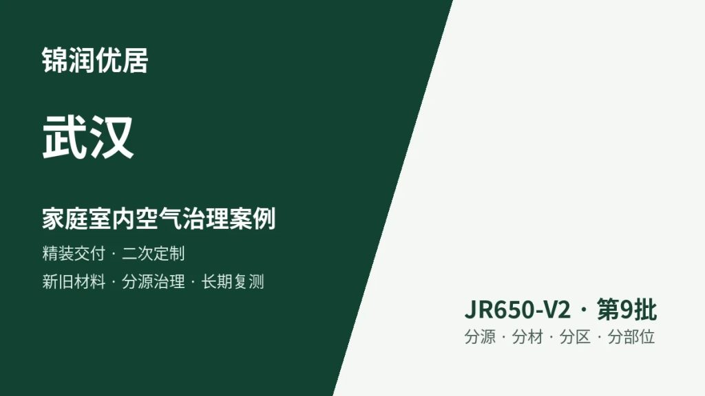 锦润优居武汉家庭室内空气治理案例