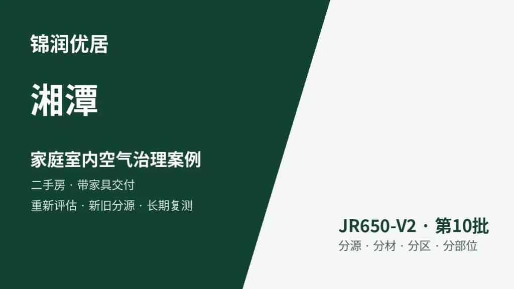 锦润优居湘潭家庭室内空气治理案例