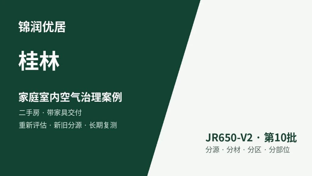 锦润优居桂林家庭室内空气治理案例