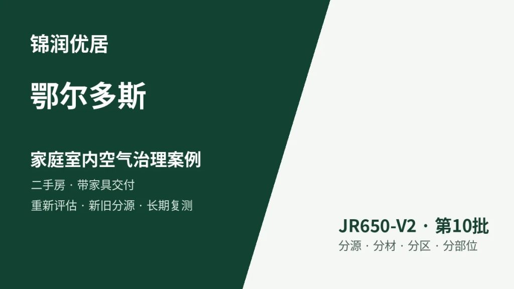 锦润优居鄂尔多斯家庭室内空气治理案例