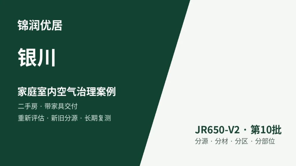 锦润优居银川家庭室内空气治理案例